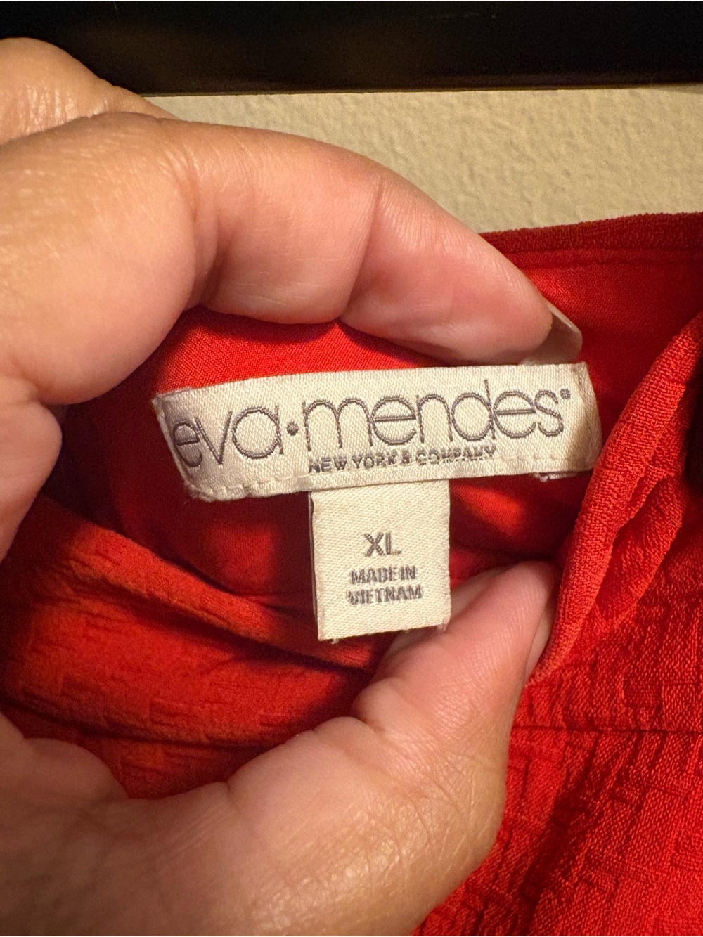 New York & Company Vibrant Red Circle Skirt - Picture 2 of 5